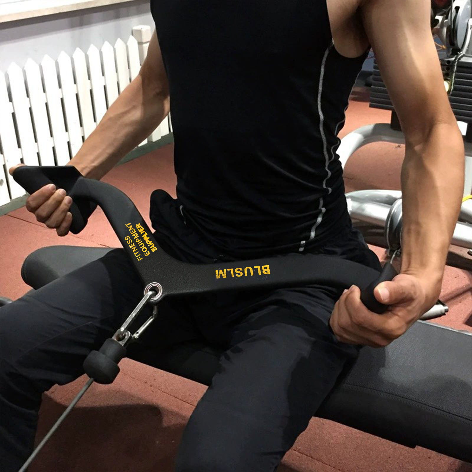 Lat Pulldown Bar - 홈 체육관 피트니스 라트 풀다운 핸들