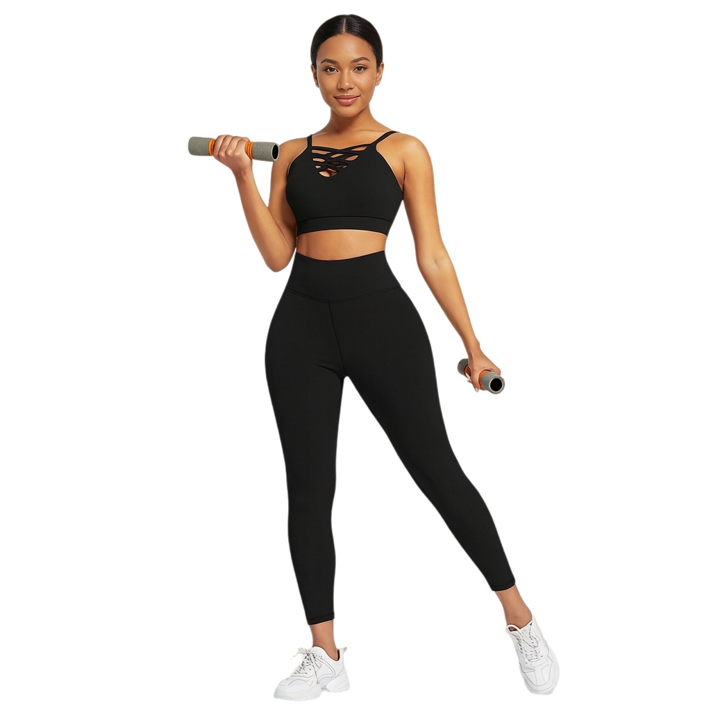 Yoga Fitness & Nutrition Llp - 여성용 요가 피트니스 세트 3종 -