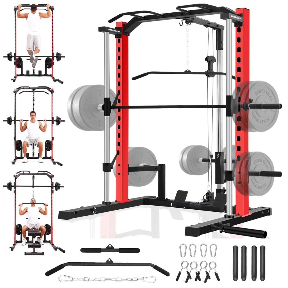 Lat Pulldown Bar - 올인원 스미스 머신 파워 랙 (랫풀다운,