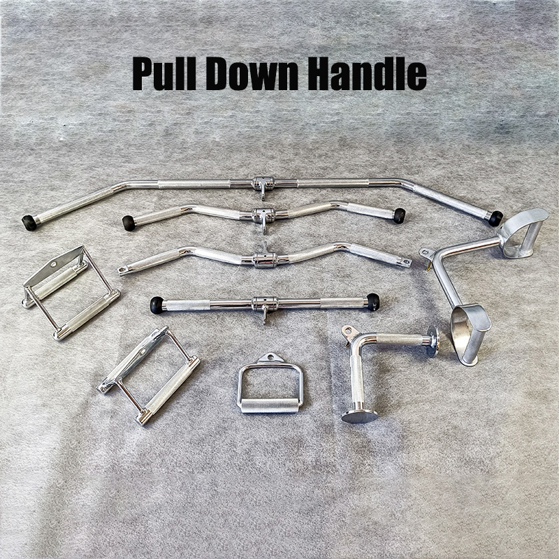 Lat Pulldown Bar - 랫풀다운 바 피트니스 핸들 솔리드 전기도금
