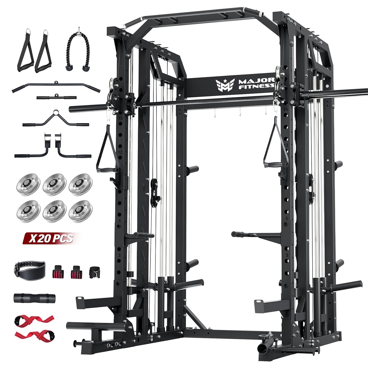 Lat Pulldown Bar - 스미스 머신 홈짐 스쿼트 랙 풀리