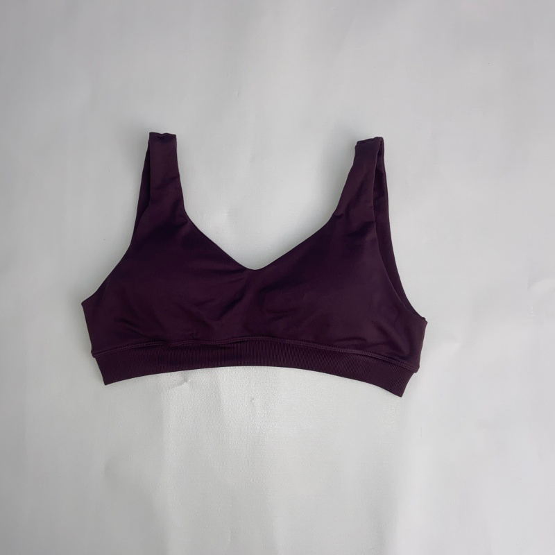 여성용 심리스 짐 세트 스쿱 백리스 스포츠 브라 V넥  - Yoga Y Fitness 리뷰 및 가격