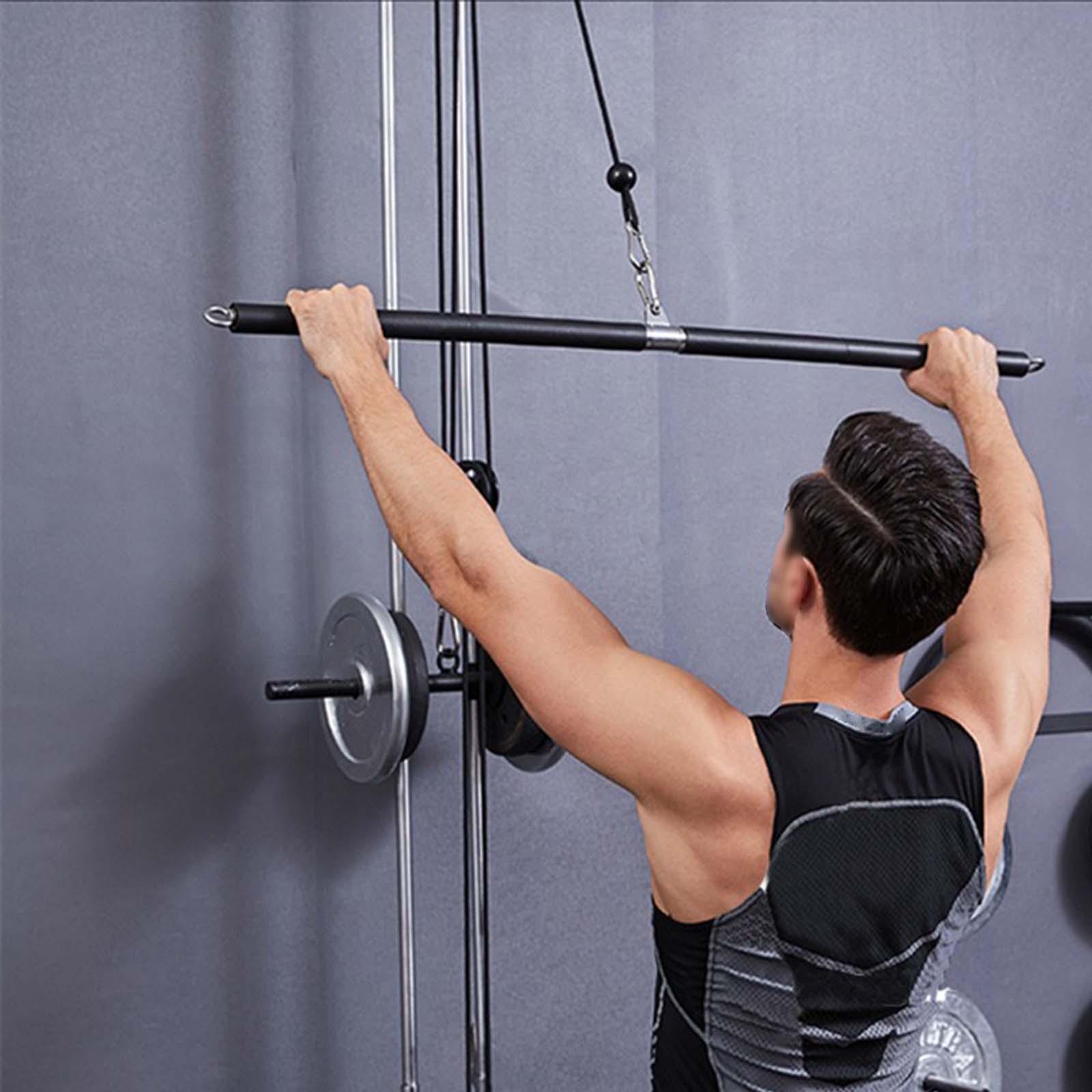 LAT 풀다운 바 탈착식 인체공학적 운동 바 케이블 부 - Lat Pulldown Bar 리뷰 및 가격