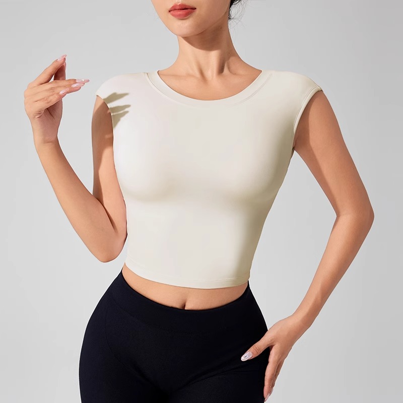 고정 가슴 패드가있는 여성용 등받이 피트니스 의류 아름 - Yoga Fitness Tapis 리뷰 및 가격