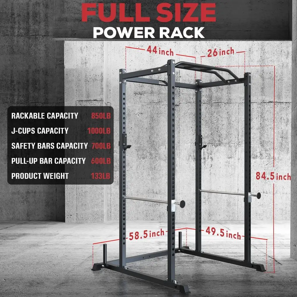 다기능 스쿼트 랙 (견고한 안전 바 및 J-후크 포함) - Lat Pulldown Bar 리뷰 및 가격